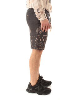Tooco Beachwear MEDINA bermuda in lino da uomo navy