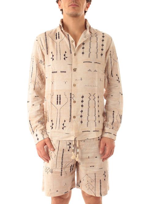 Tooco Beachwear ESSAOUI camicia da uomo off white