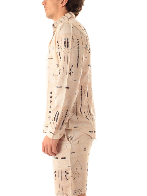Tooco Beachwear ESSAOUI camicia da uomo off white