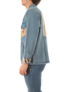 Tooco Beachwear field jacket da uomo light denim