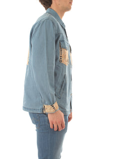 Tooco Beachwear field jacket da uomo light denim
