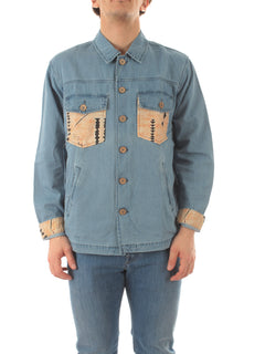 Tooco Beachwear field jacket da uomo light denim
