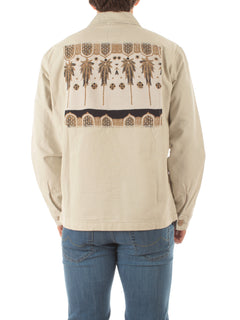 Tooco Beachwear field jacket da uomo off white