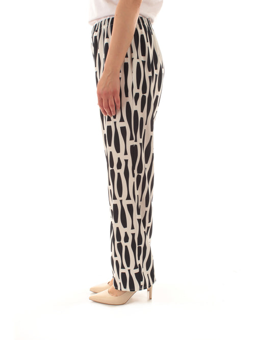 Gigliorosso pantalone a palazzo da donna multicolore