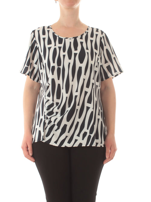 Gigliorosso top a fantasia da donna multicolore