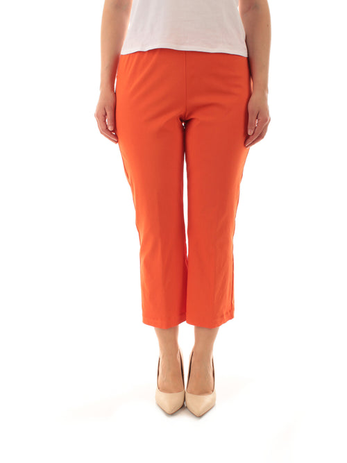 Gigliorosso pantalone capri da donna arancio