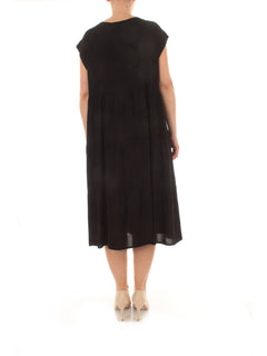 Gigliorosso abito a balze da donna nero