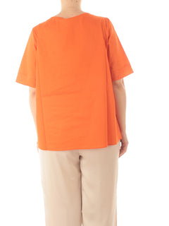 Gigliorosso tunica in sangallo da donna arancio