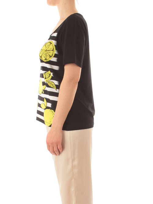 Gigliorosso T-shirt da donna cedro/nero
