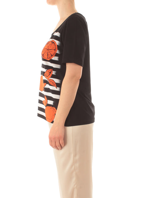 Gigliorosso T-shirt da donna arancio/nero