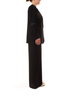 Corte Dei Gonzaga Gold completo giacca e pantalone da donna nero