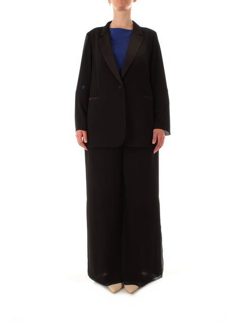 Corte Dei Gonzaga Gold completo giacca e pantalone da donna nero