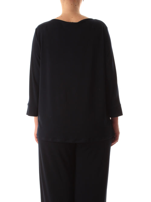Corte Dei Gonzaga Gold casacca in jersey stretch da donna blu navy