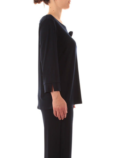 Corte Dei Gonzaga Gold casacca in jersey stretch da donna blu navy