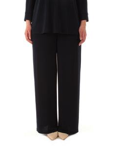 Corte Dei Gonzaga Gold pantalone in jersey stretch da donna blu navy