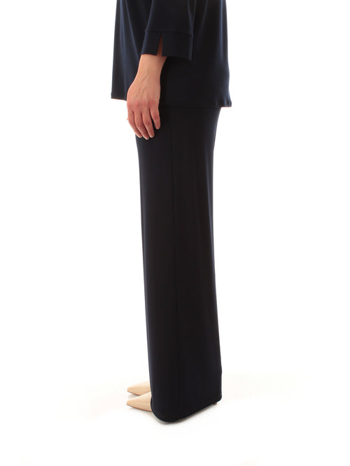 Corte Dei Gonzaga Gold pantalone in jersey stretch da donna blu navy