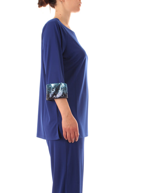 Corte Dei Gonzaga Gold blusa da donna blu royal