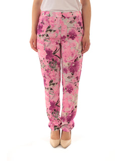 Corte Dei Gonzaga Gold pantalone a fantasia da donna barbie