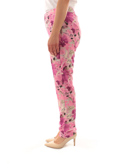 Corte Dei Gonzaga Gold pantalone a fantasia da donna barbie