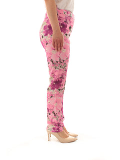 Corte Dei Gonzaga Gold pantalone a fantasia da donna barbie