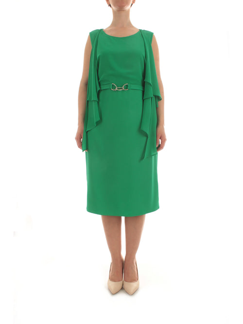 Corte dei Gonzaga Gold abito con da donna verde smeraldo