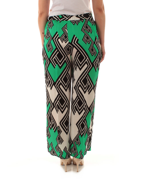Corte Dei Gonzaga Gold pantalone da donna verde smeraldo