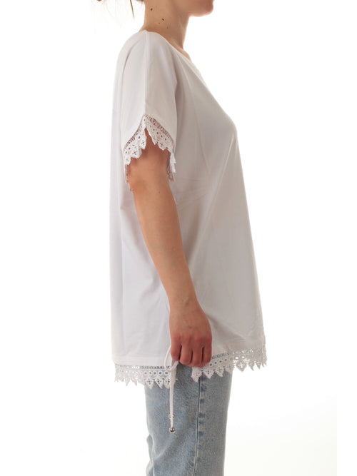 Corte Dei Gonzaga Gold T-shirt da donna bianco
