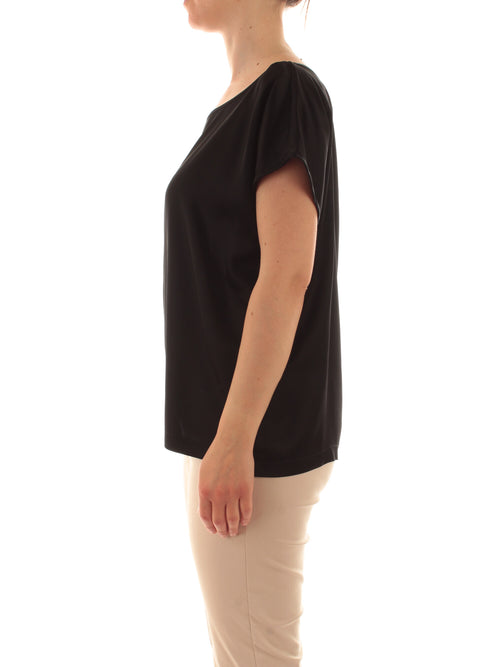 Corte Dei Gonzaga Gold casacca in raso di viscosa da donna nero