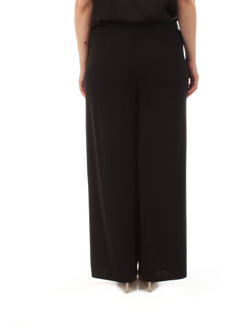 Corte Dei Gonzaga Gold pantalone in jersey stretch da donna nero
