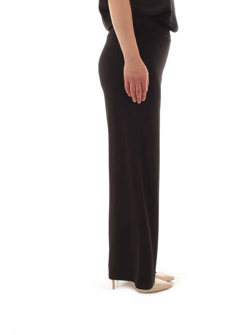 Corte Dei Gonzaga Gold pantalone in jersey stretch da donna nero