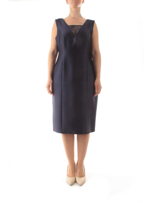 Sologioie Curgy abito con giacca da donna blu navy