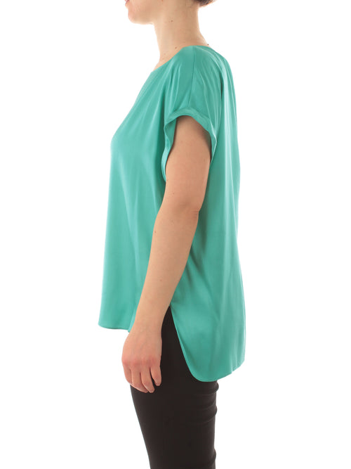 Elena Mirò blusa in raso da donna verde acqua