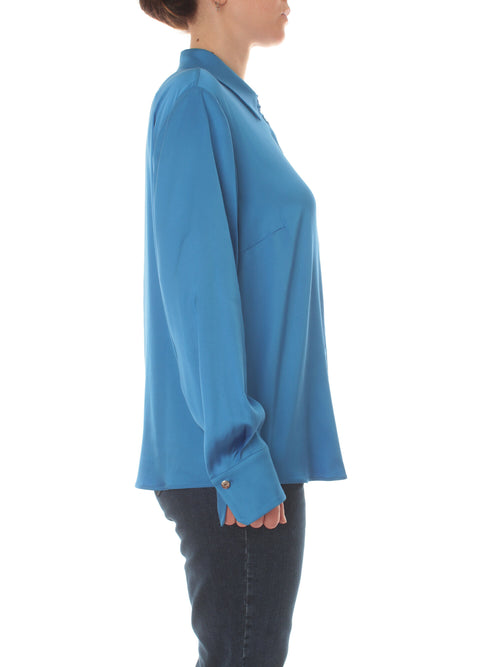 Elena Mirò camicia in raso da donna royal