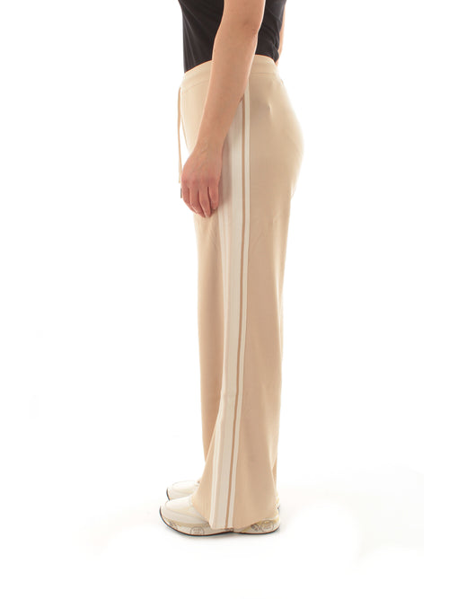 Elena Mirò pantalone in maglia da donna beige