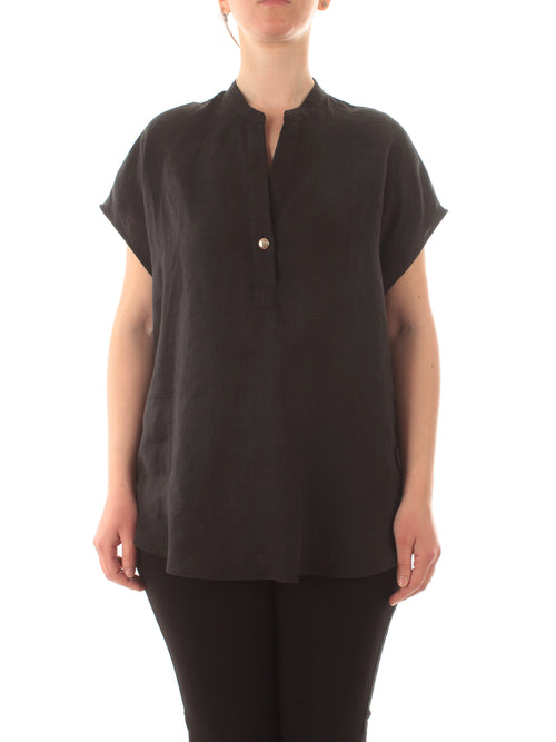 Elena Mirò camicia coreana da donna nero