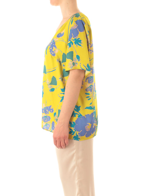 Elena Mirò blusa fantasia da donna lime