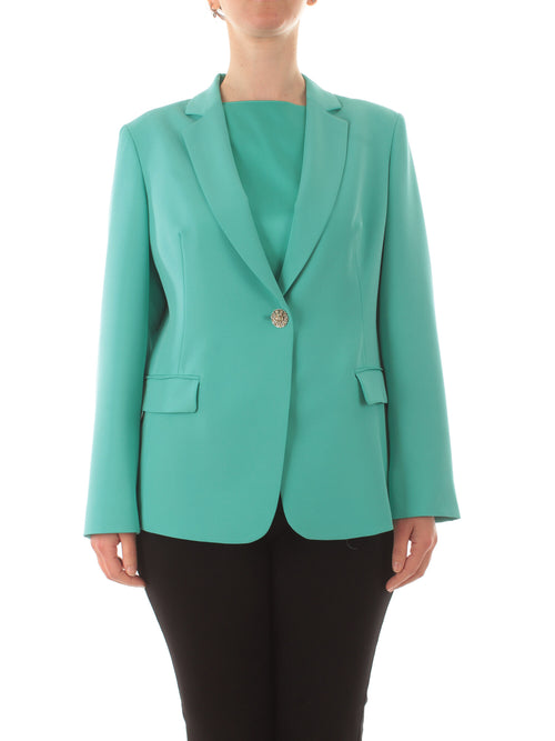 Elena Mirò blazer da donna verde acqua