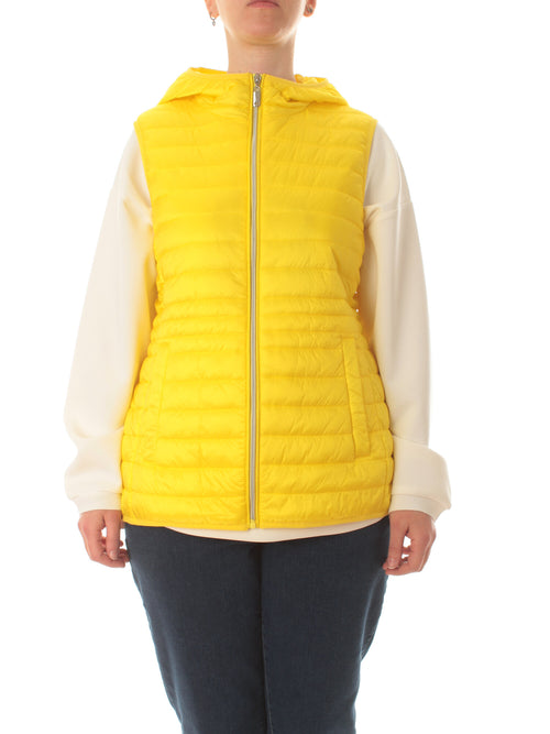 Luisa viola gilet light weight da donna giallo