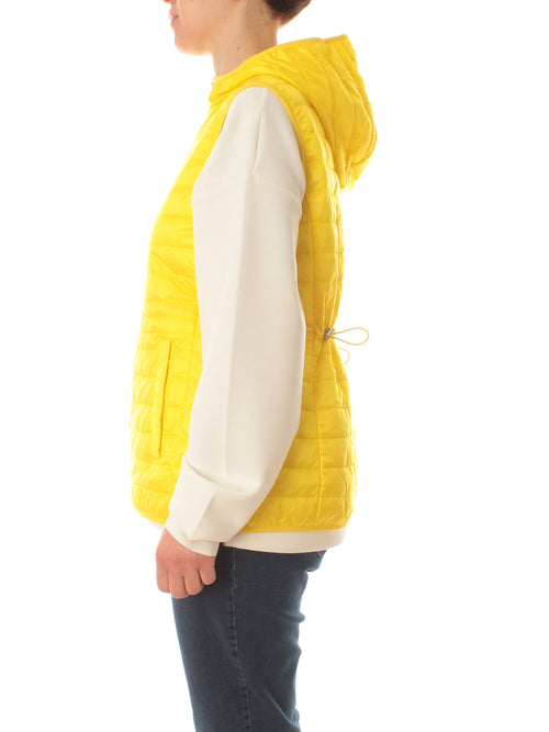 Luisa viola gilet light weight da donna giallo