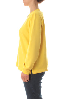 Luisa Viola felpa in jersey scuba da donna giallo