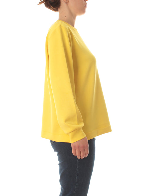 Luisa Viola felpa in jersey scuba da donna giallo