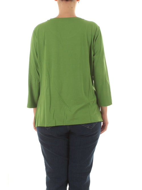 Luisa Viola T-shirt stampata da donna verde