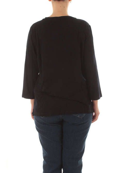 Luisa Viola T-shirt stampata da donna blu