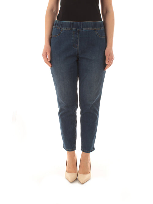 Luisa Viola jeans skinny da donna blu