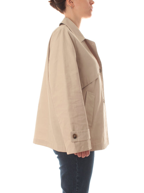 Luisa Viola trench-caban da donna beige