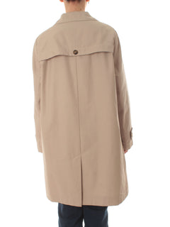 Luisa Viola trench monopetto da donna beige