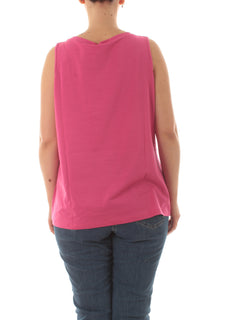 Luisa Viola Top in jersey da donna fucsia