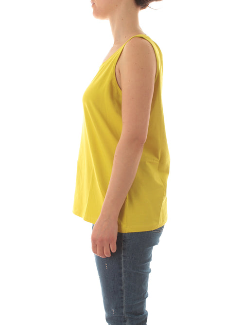 Luisa Viola Top in jersey da donna lime