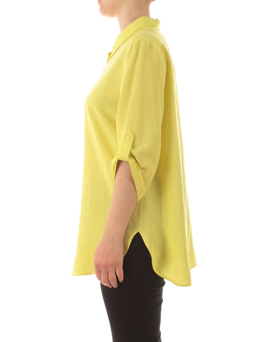 Luisa Viola camicia da donna lime