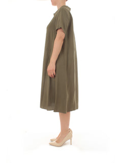Luisa Viola abito da donna verde militare